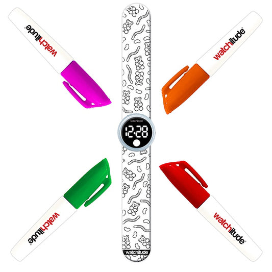 Gummies Color Me Digital Slap Watch