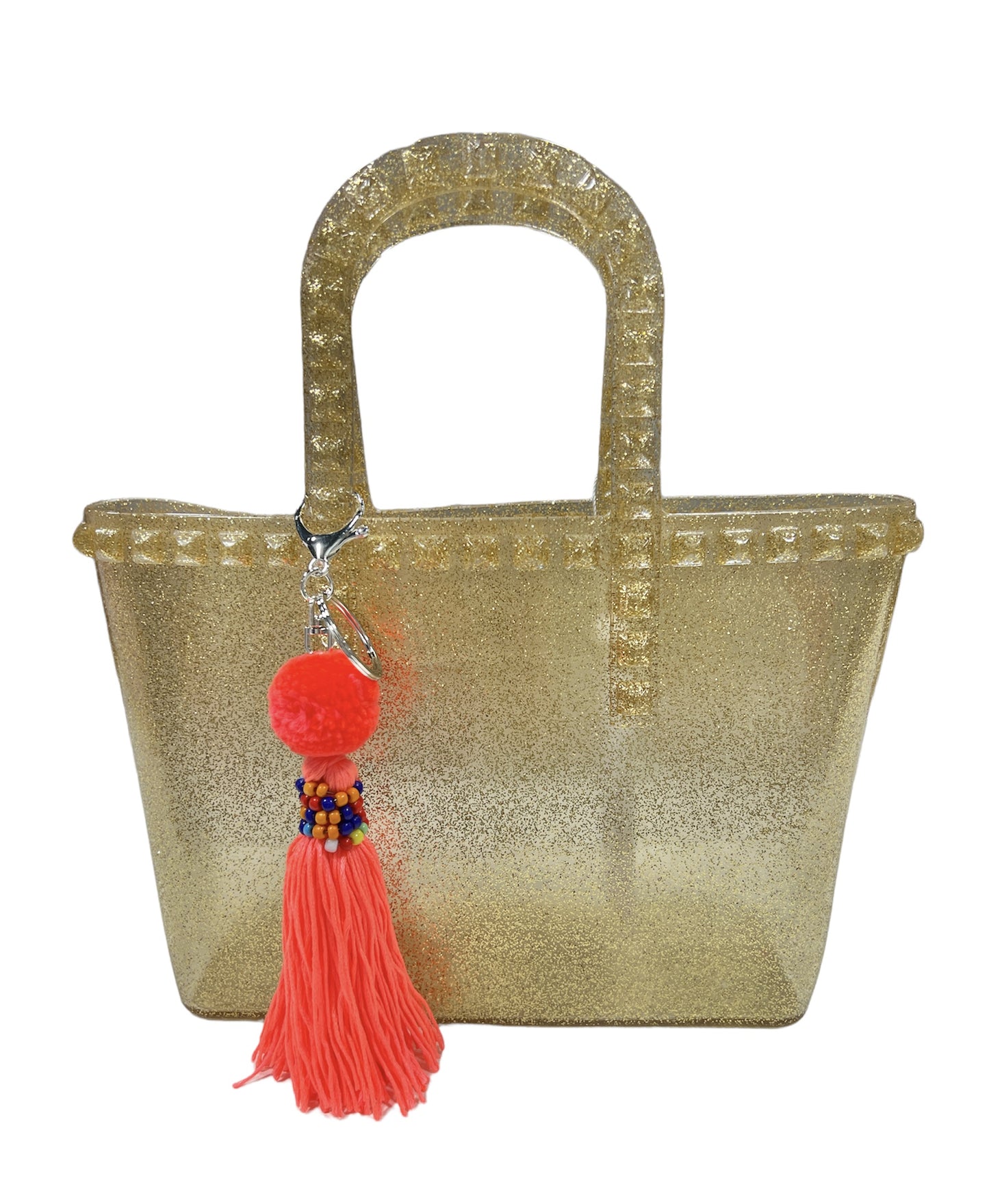 Small Jelly Tote Bag Gold