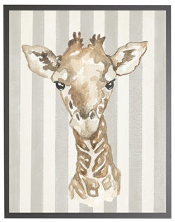 Baby giraffe grey frame