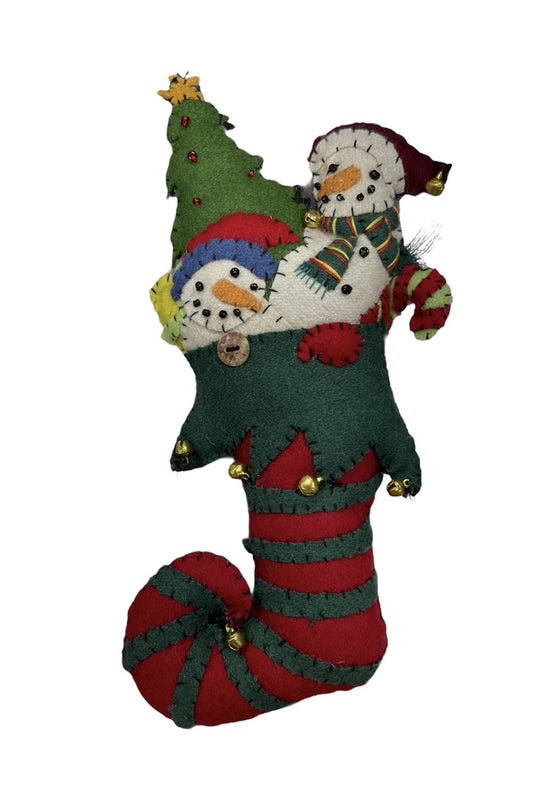Snowman Stocking Ornament