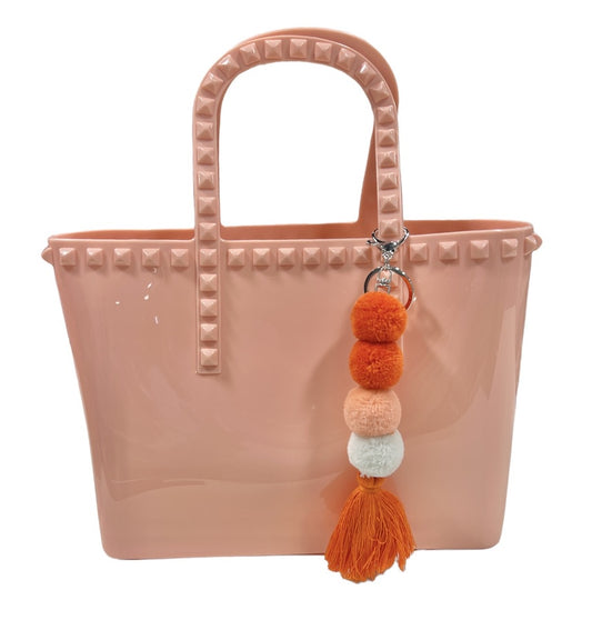 Large Jelly Tote Blush