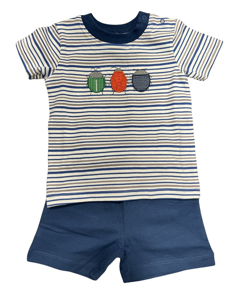 Bug Applique Short Set