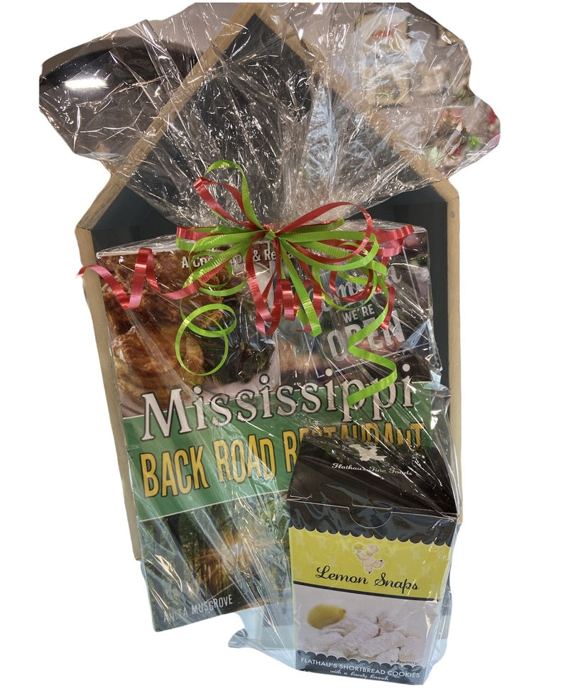 MS Back Road Restaurant Recipe Book w/Lemon Snaps Gift Set