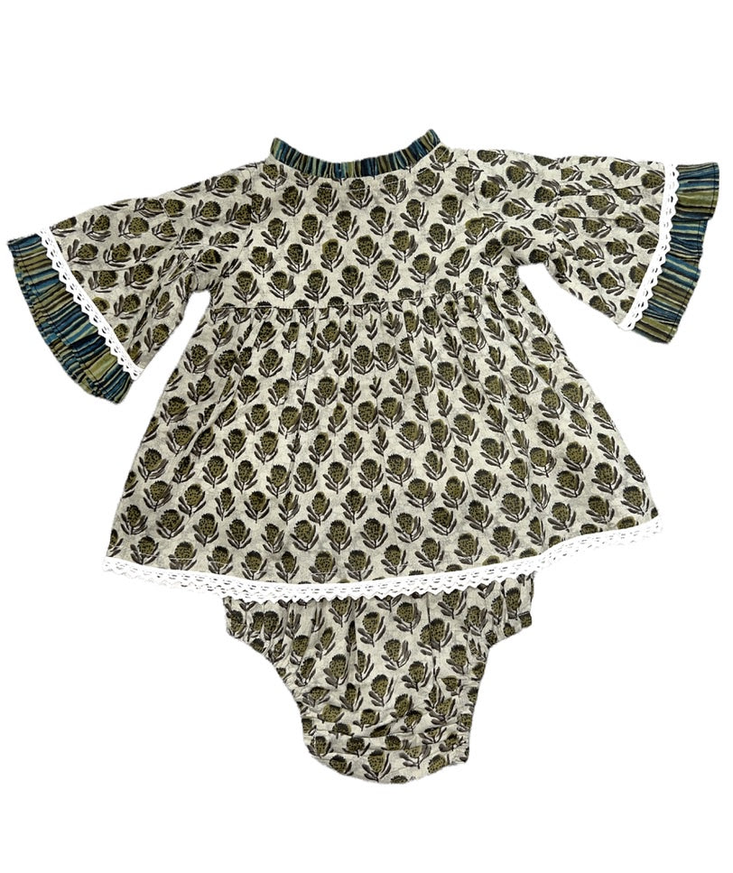 Forest Floral Dress & Bloomer