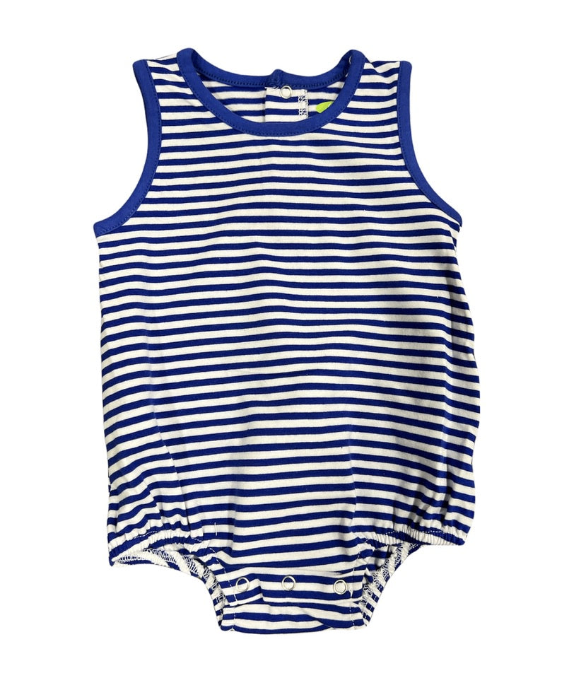 Basic Royal Blue Stripe Boy Bubble