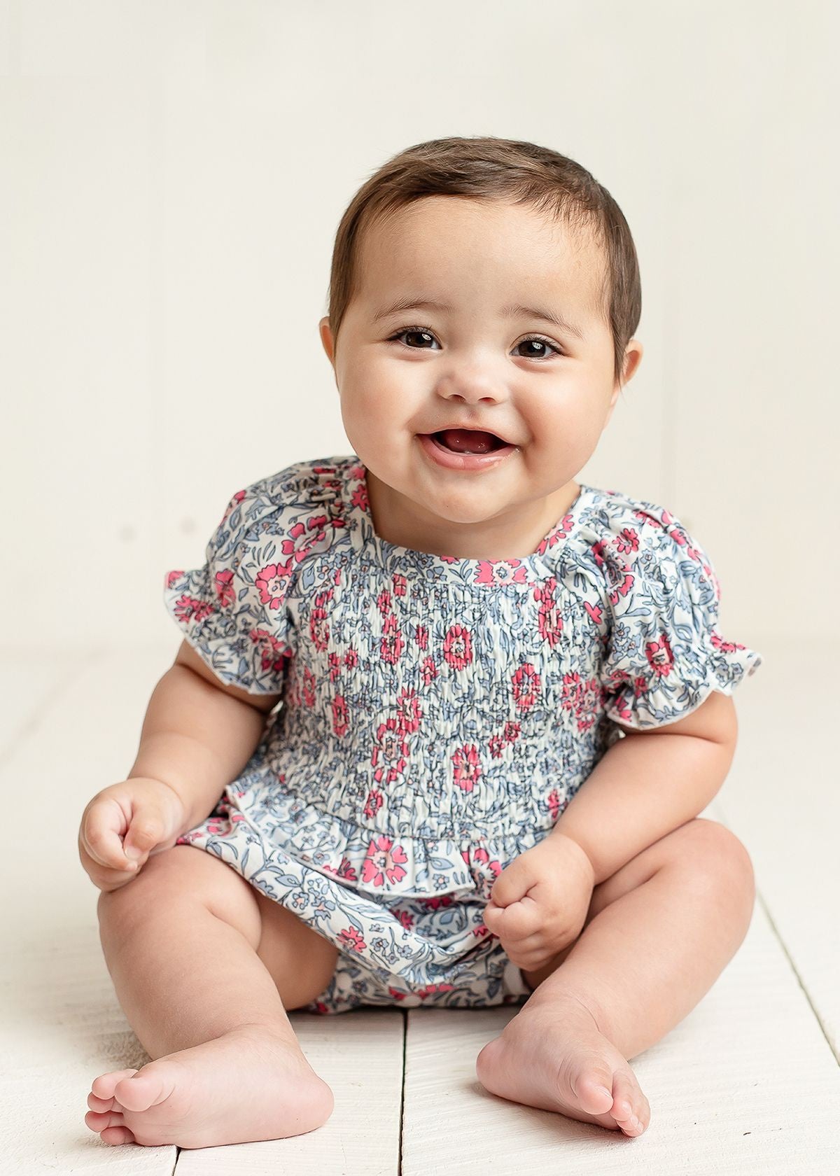 Cheerful & Chic Cotton Romper