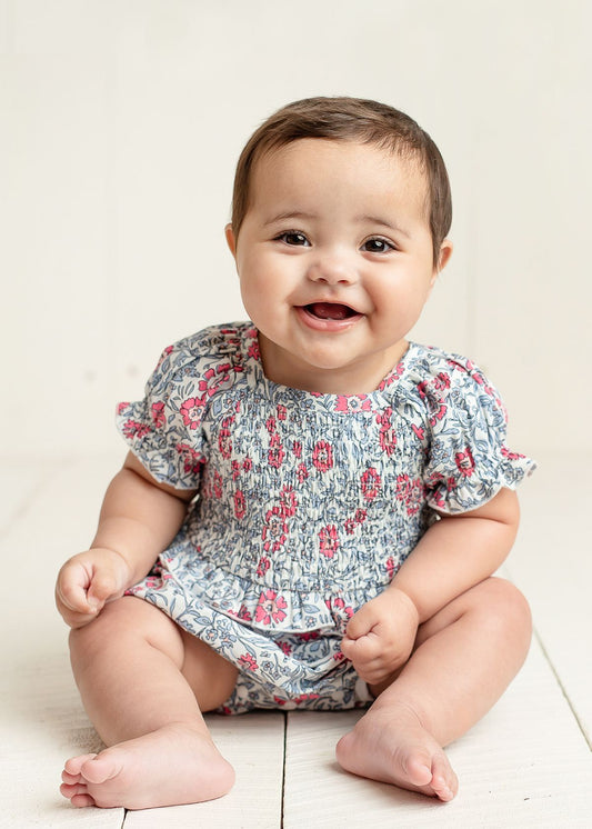 Cheerful & Chic Cotton Romper