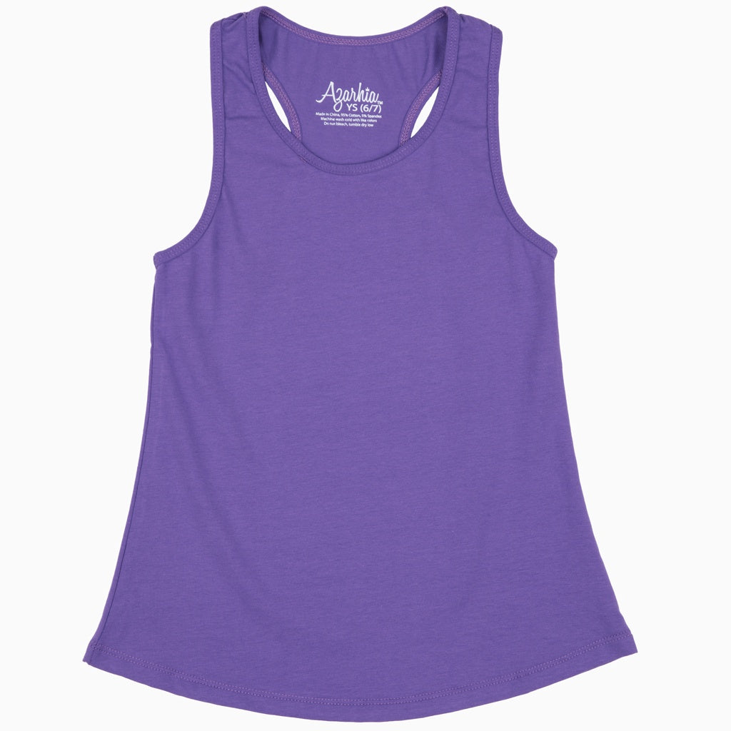 Tank Top W/ Racer Back In Purple