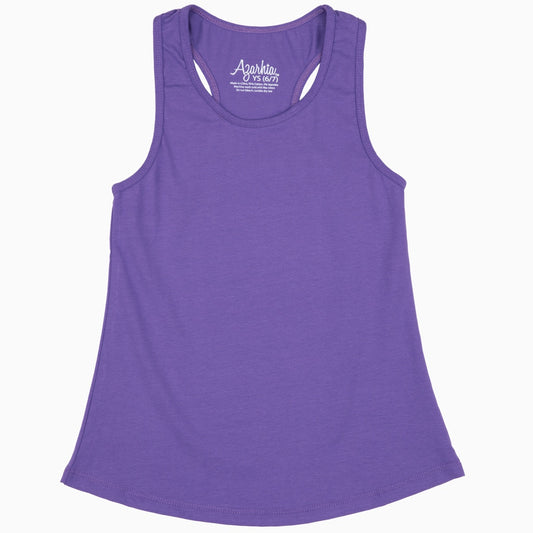 Tank Top W/ Racer Back In Purple