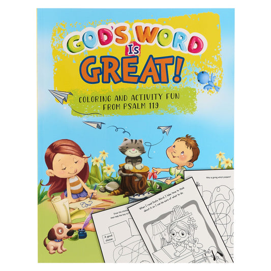 God's Word Is Great Coloring Activity Book