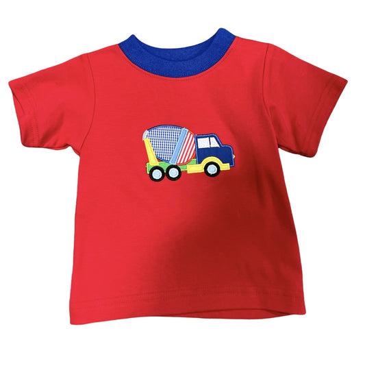 Solid Red Cement Mixer T-Shirt