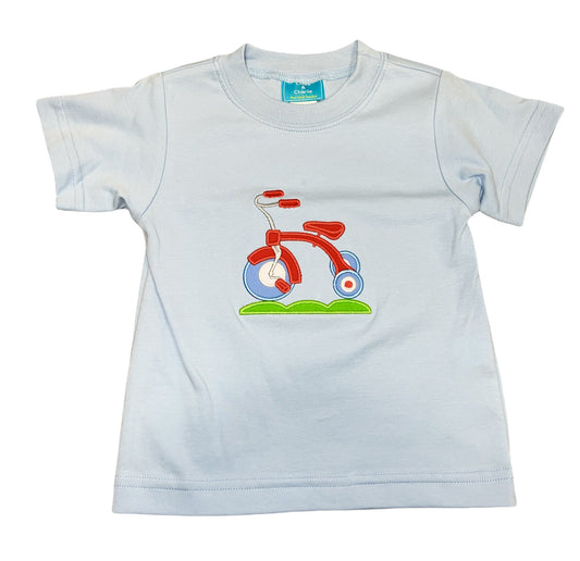 Solid Blue Tricycle T-Shirt