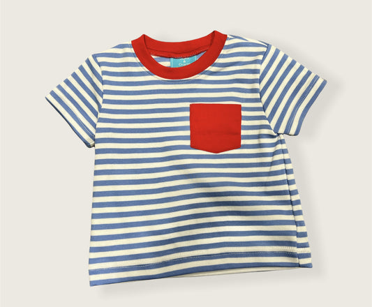 Stripe Periblue Boy's T-Shirt
