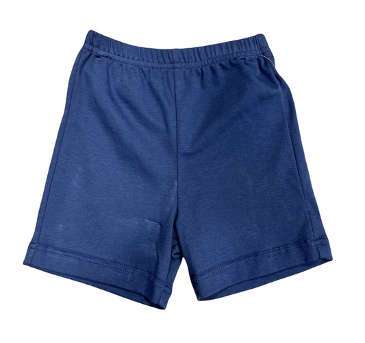 Navy Blue Boy's Knit Short