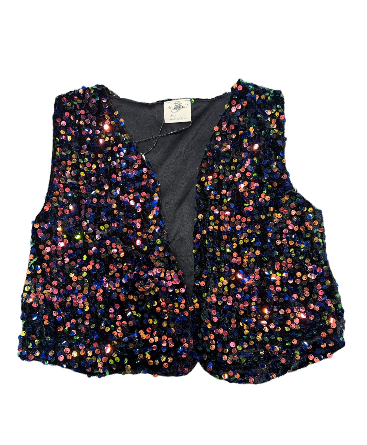 Cobalt Sequins Vest