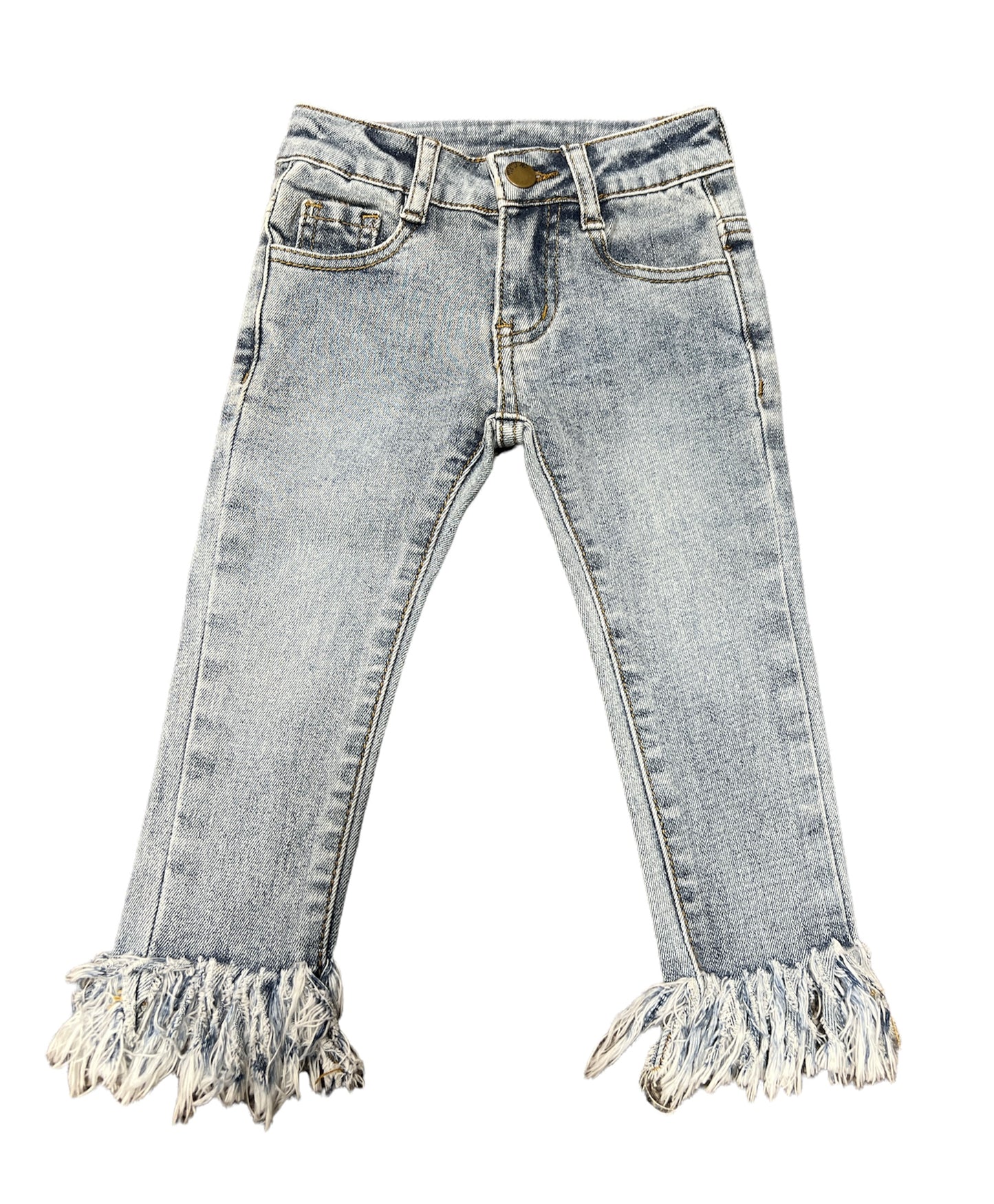 Light Shaggy Bottom Jeans