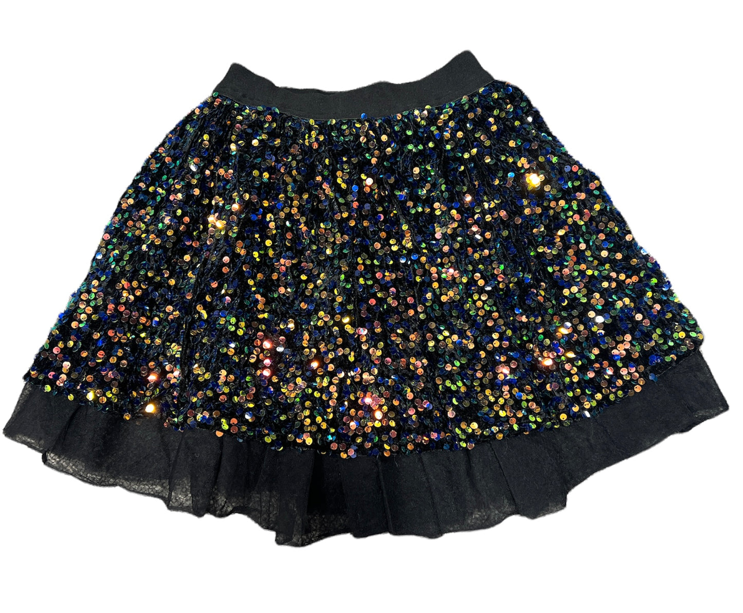 Cobalt Sequin Skort