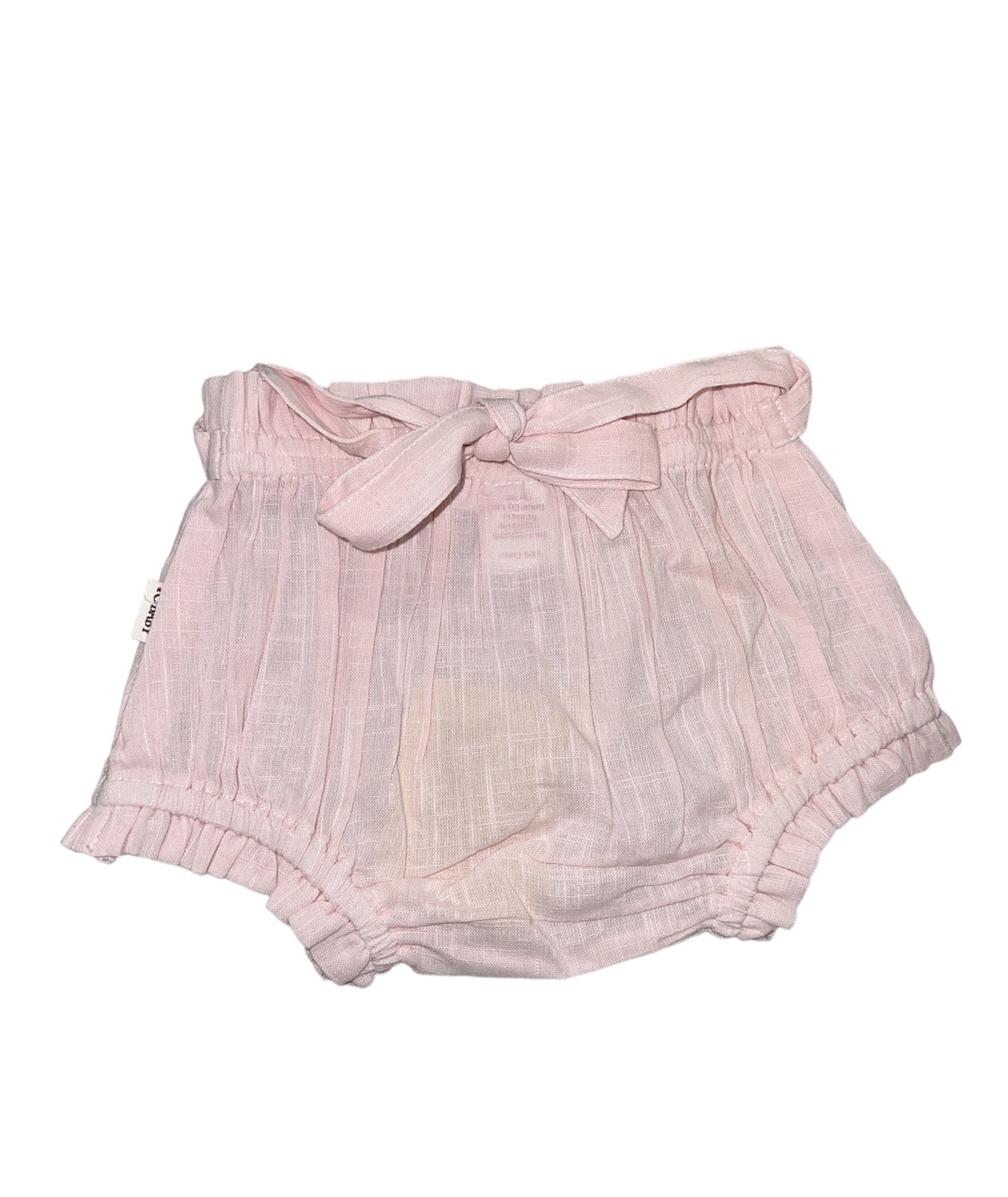 Baby Pink Linen Bloomer