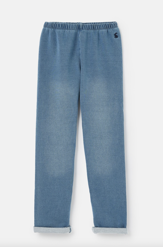 Minnie Jersey Denim Leggings