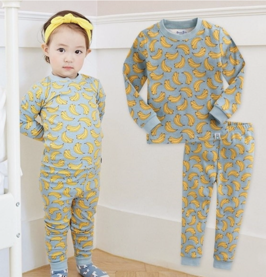 Sweet Banana Long Sleeve PJ's