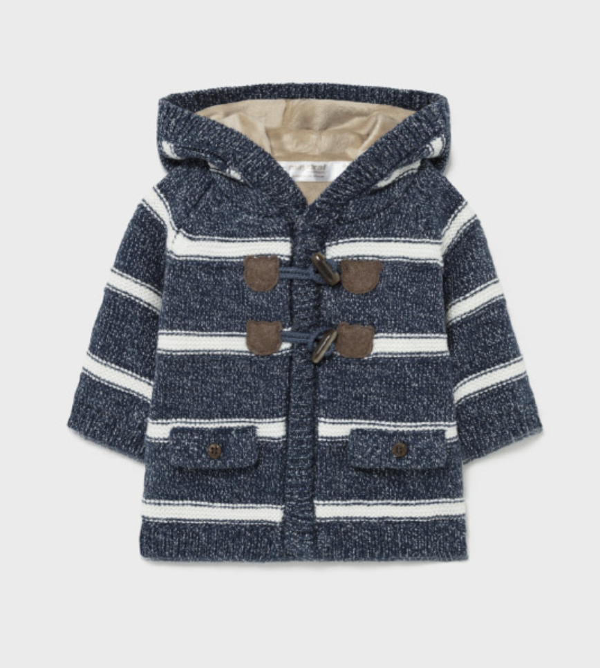 Woven Knit Hooded Jacket