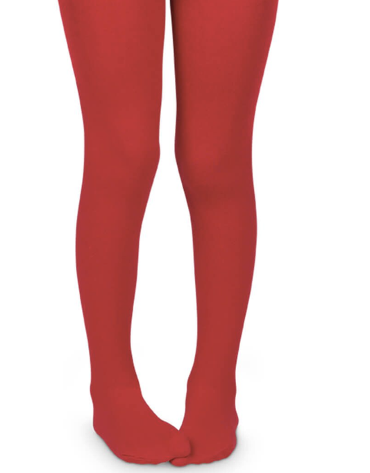 Red Pima Cotton Tights 1 Pair