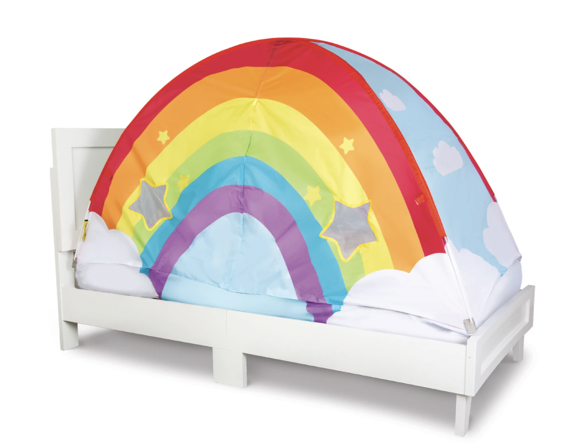 Rainbow Bed Tent