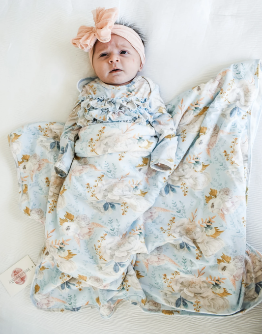 Heavenly Petals Plush Swaddle