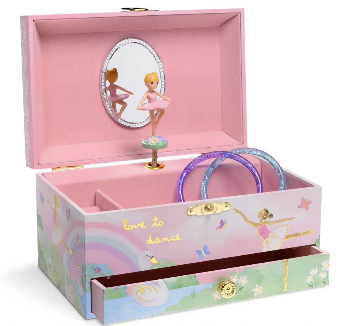 Ballerina Musical Jewelry Box w/ Drawer