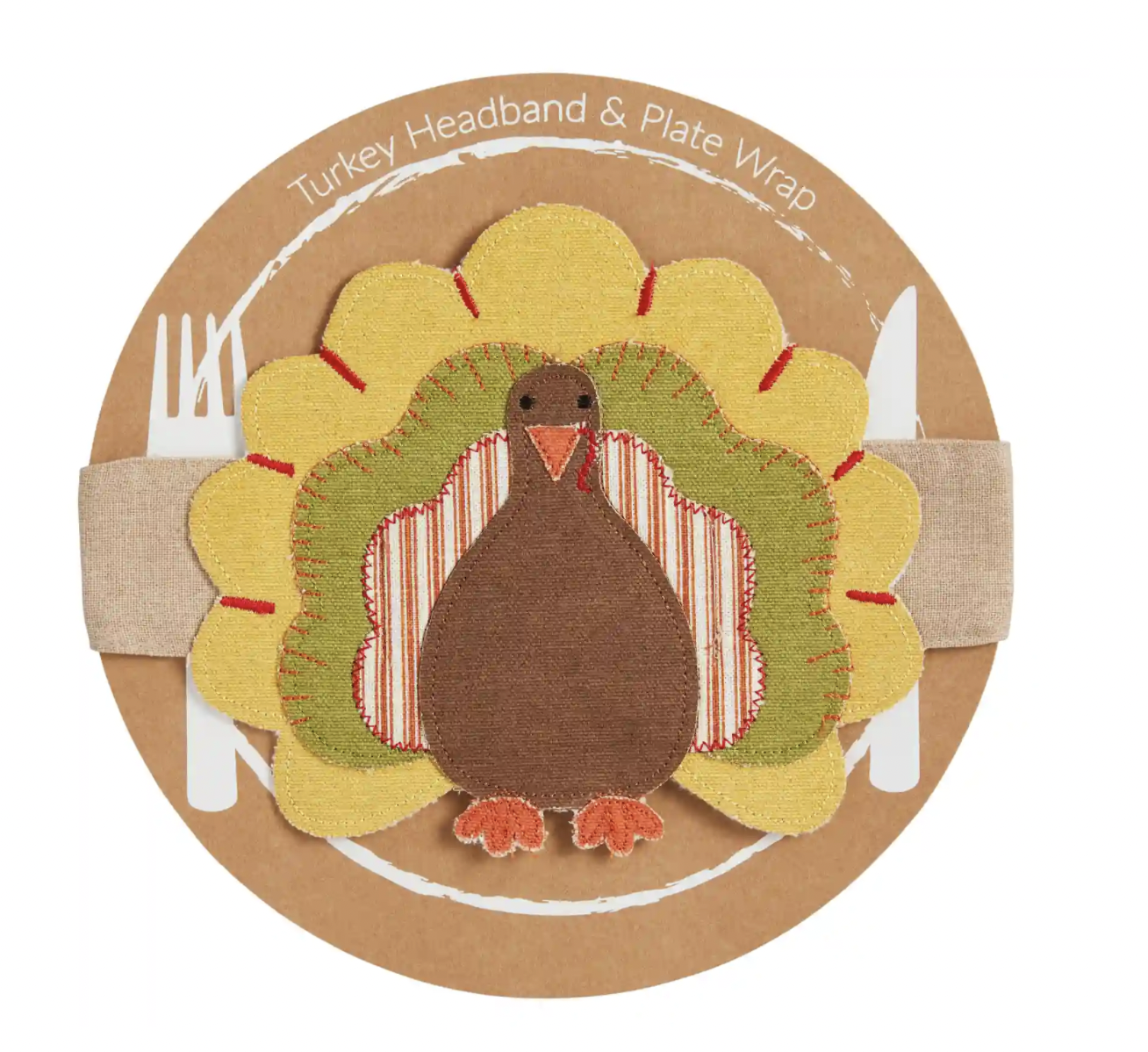 Yellow Turkey Headband