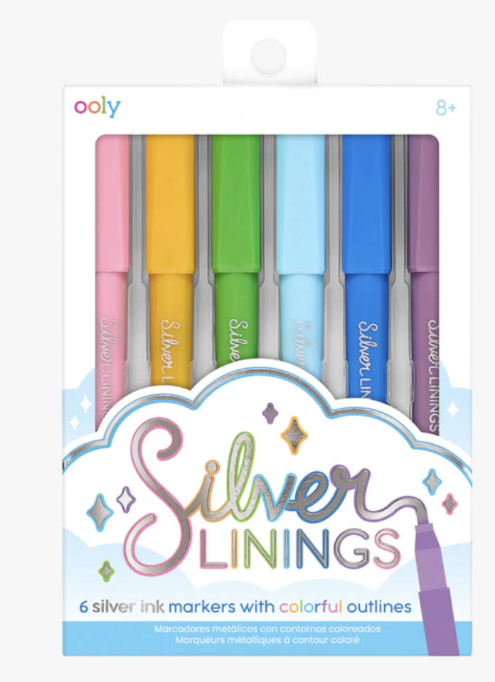 silver linings outline markers