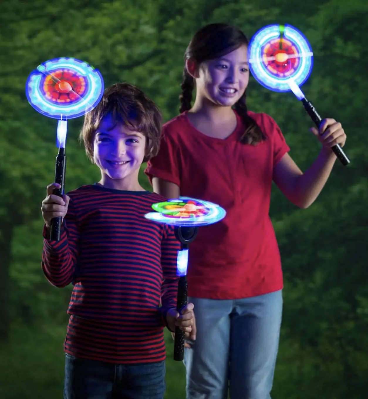 LED Light up Wind Up Wands -