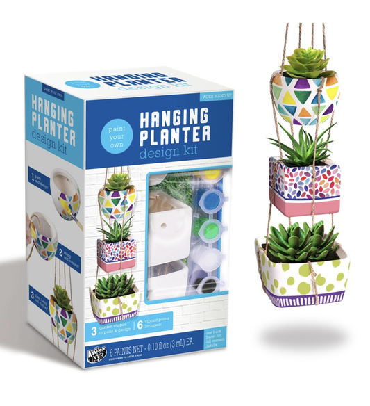Paint your own Hanging Planter Design Kit