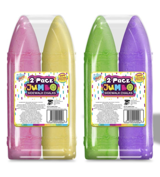 Mega-Sized Chalks 2pk
