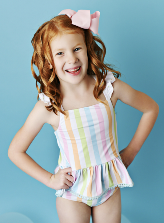 Rainbow Pastel Tunic Swimmy