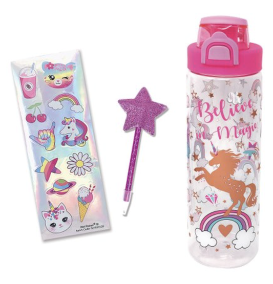 Unicorn Pop Open Water Bottle