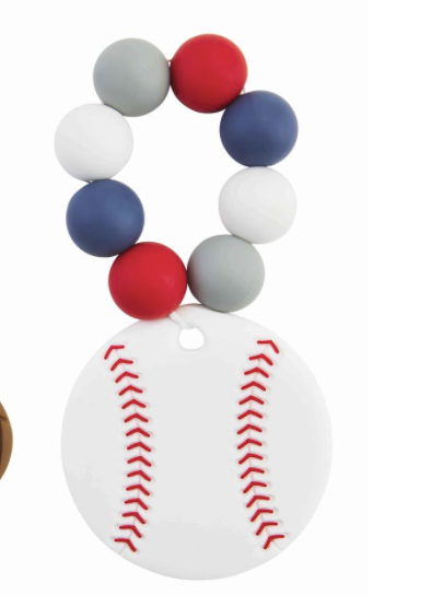 Baseball Silicone Teether