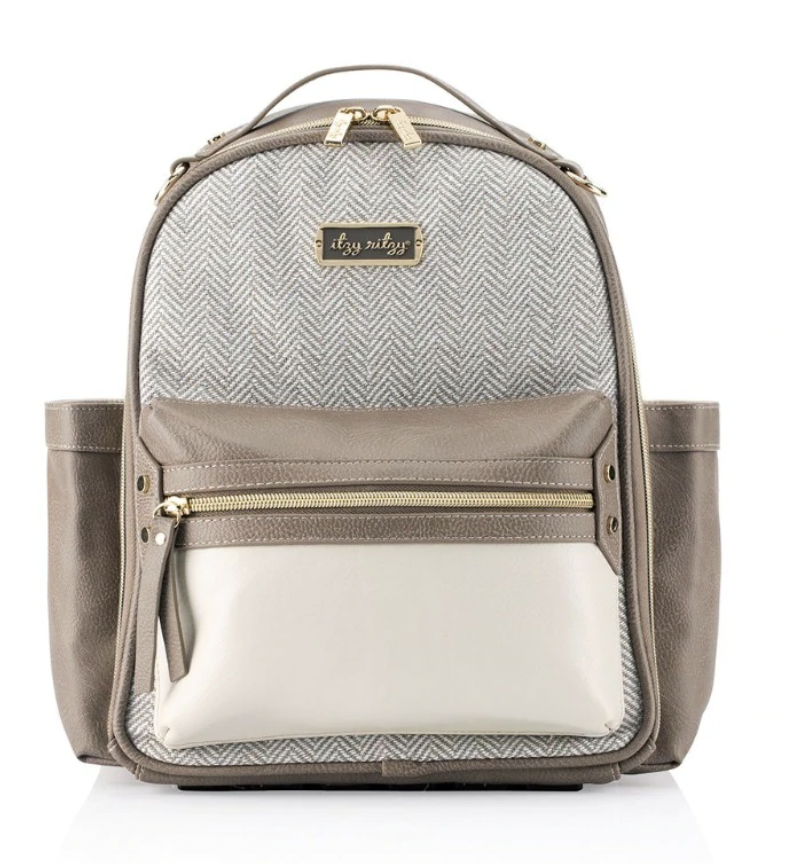 Vanilla Latte Itzy Mini Diaper Bag