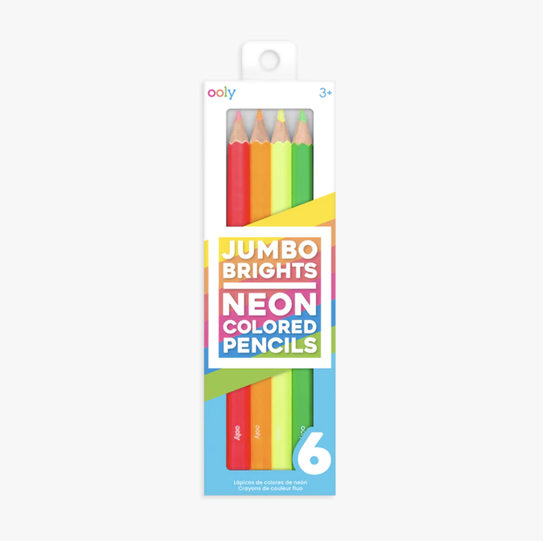 Jumbo Brights Neon Colored Pencils