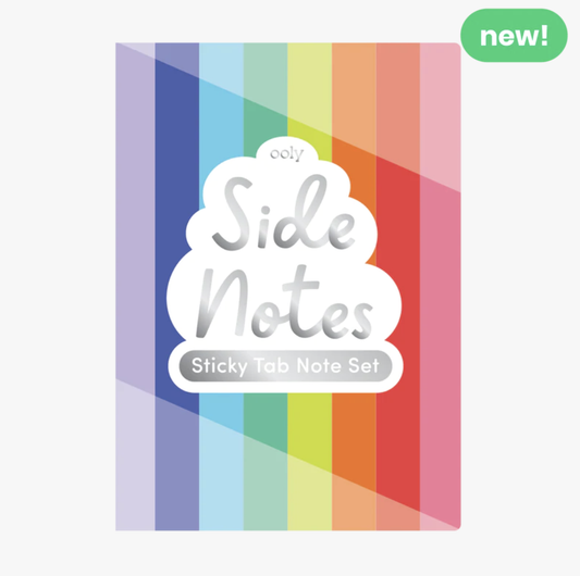 Side Notes Sticky Tab Note Pad-Color Write