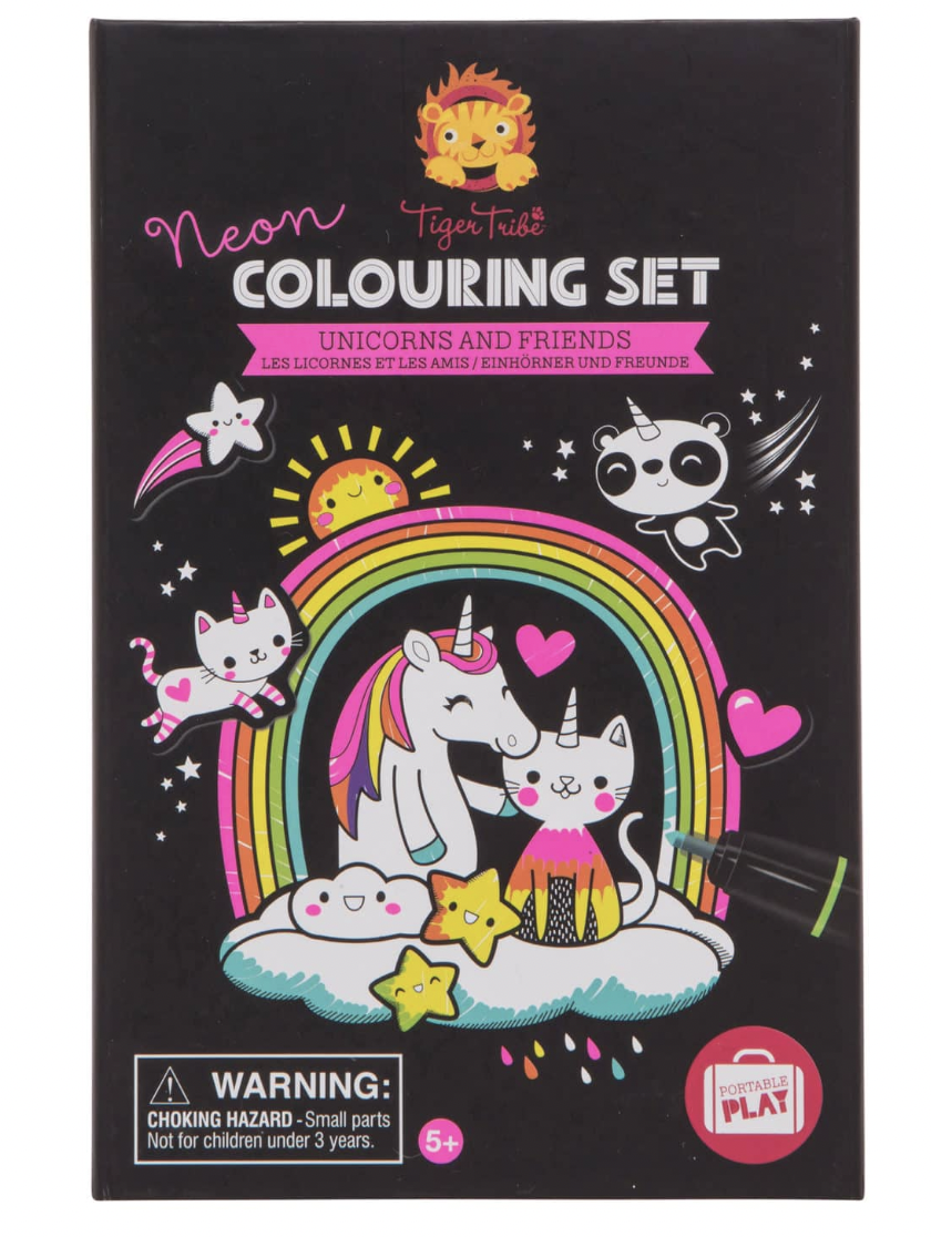 Unicorn & Friend- Neon Color Set