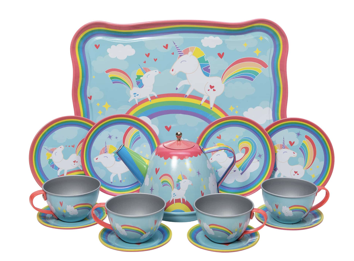 Unicorn Tin Tea Set