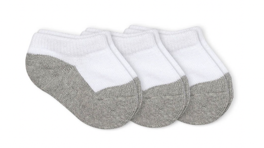 White/Grey Sport Low Cut Socks 3 Pair Pack