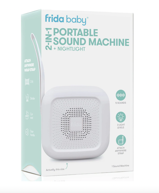 2-in-1 Portable Sound Machine + Nightlight