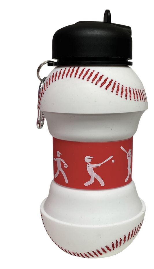 Baseball Collapsible Water Bottle