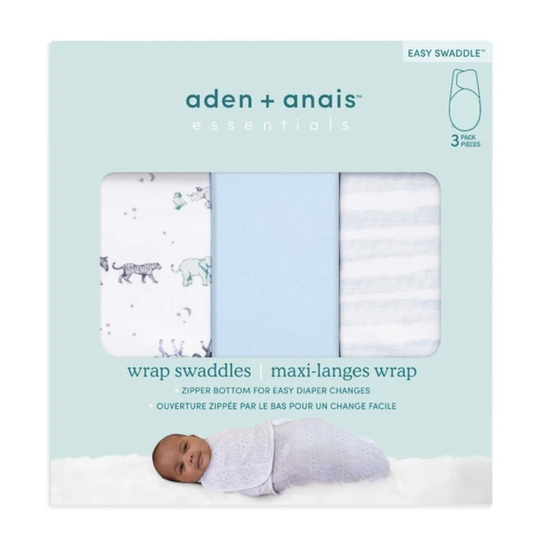 Rising Star Essentials Wrap Swaddle 3pk