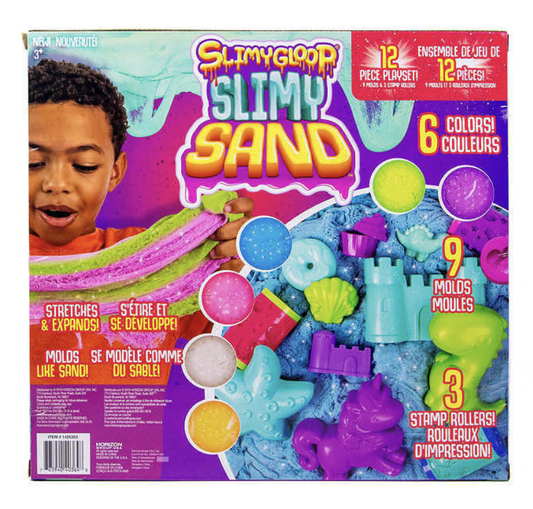 SLIMYGLOOP Slimy Sand Playset 12pc