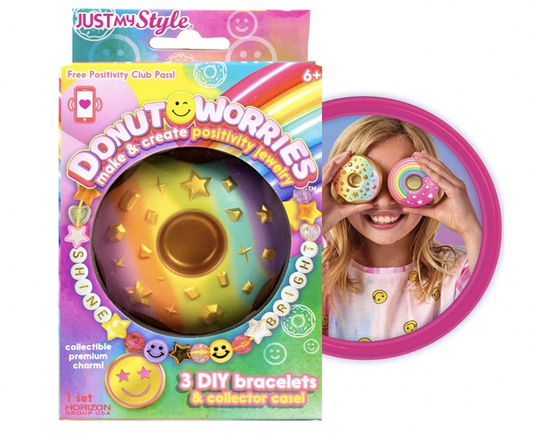 Donut Worries Shine Bright Make & Create Positivity Jewelry