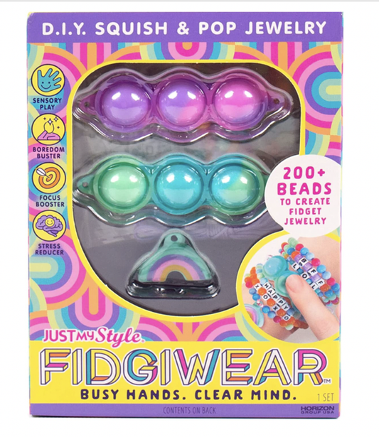 Just My Style Fidgiwear Rainbow D.I.Y. Squish & Pop Jewelry