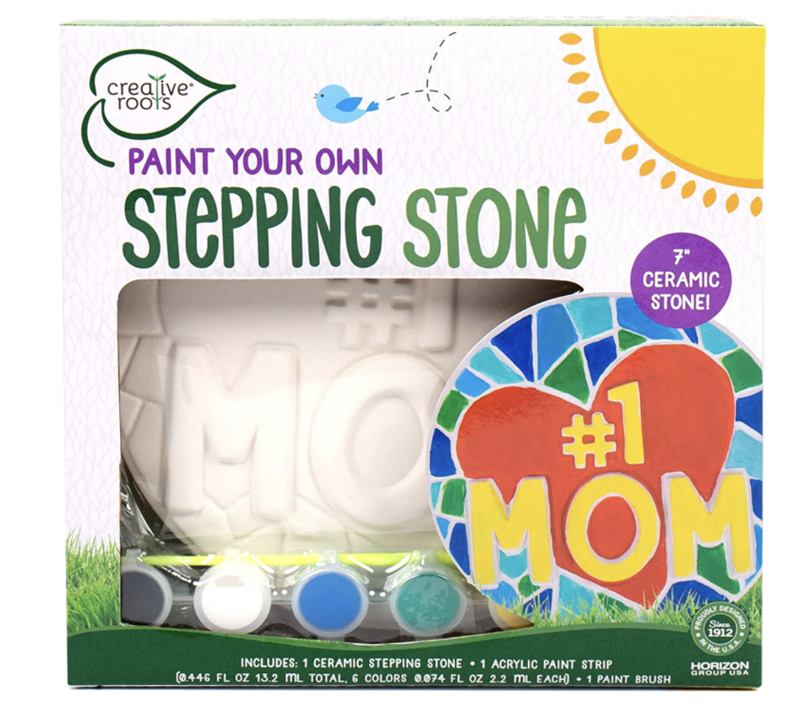 Creative Roots Paint Your Own No.1 MOM Stepping Stone